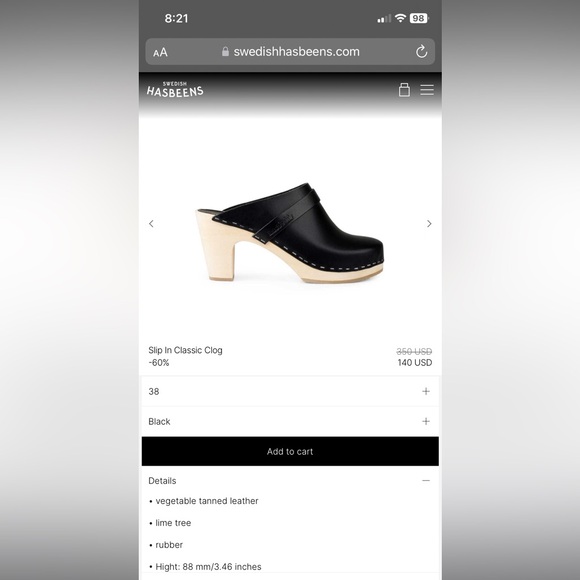 Swedish Hasbeens Clog - Picture 11 of 14